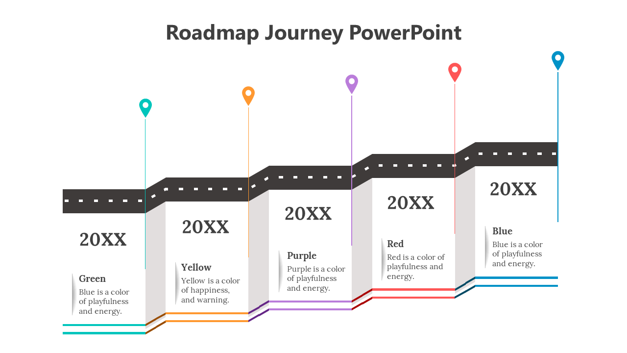 Roadmap Journey PowerPoint Template