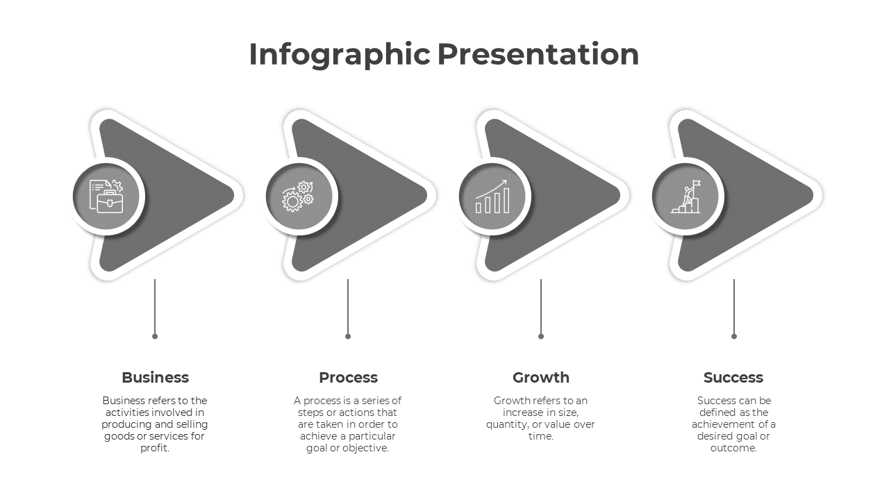 Free - Gray Color Infographic For PowerPoint And Google Slides