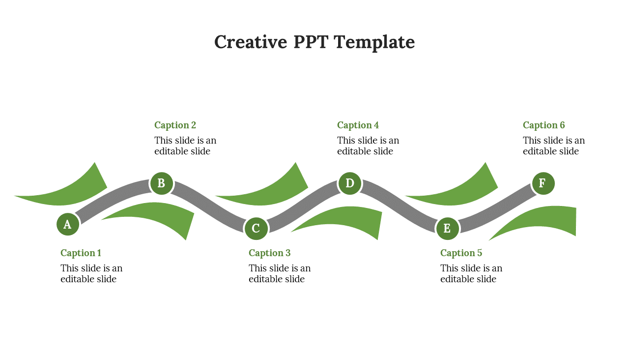 Green Color Creative PPT Template And Google Slides