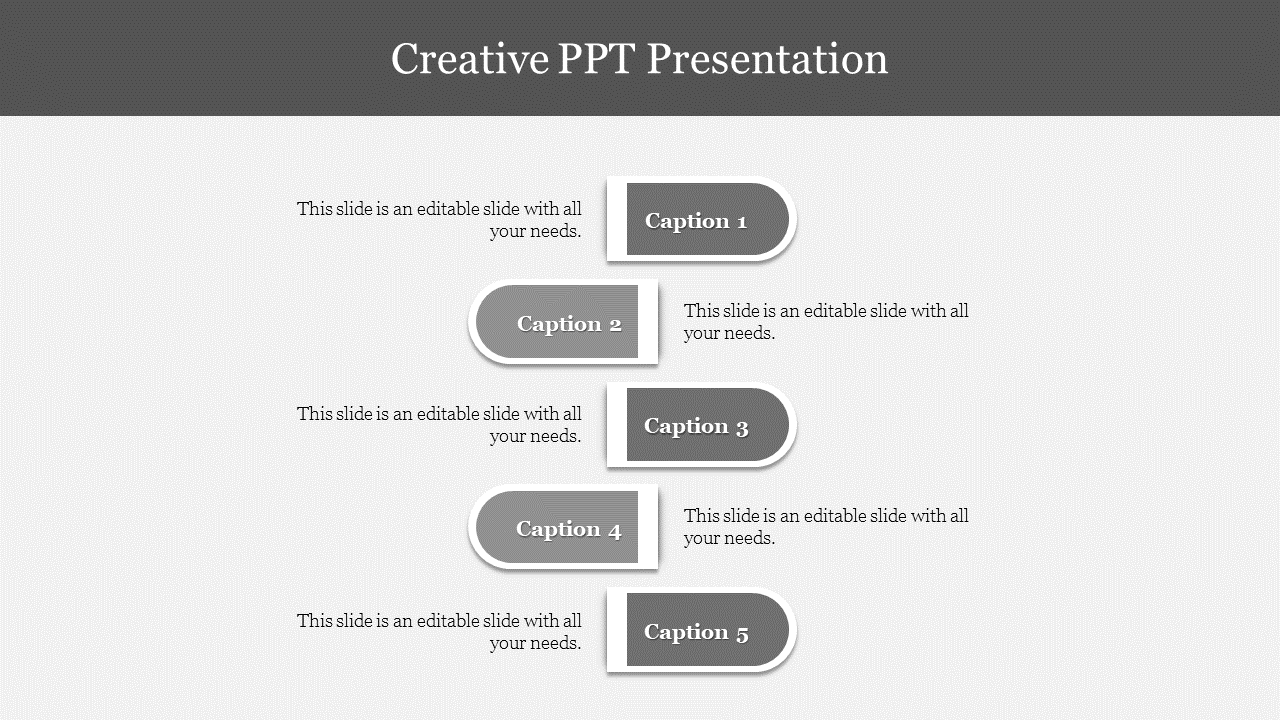 Creative PPT Presentation-5-Gray