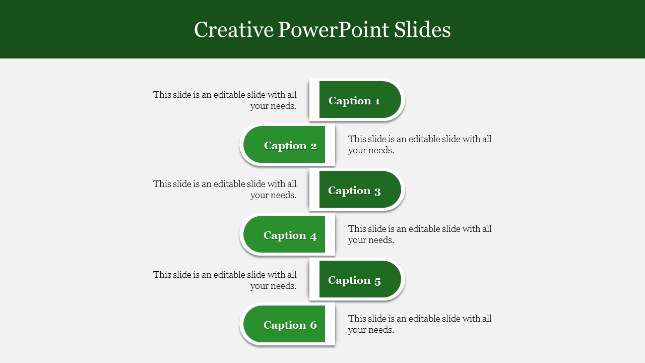 Creative PowerPoint Slides-6-Green