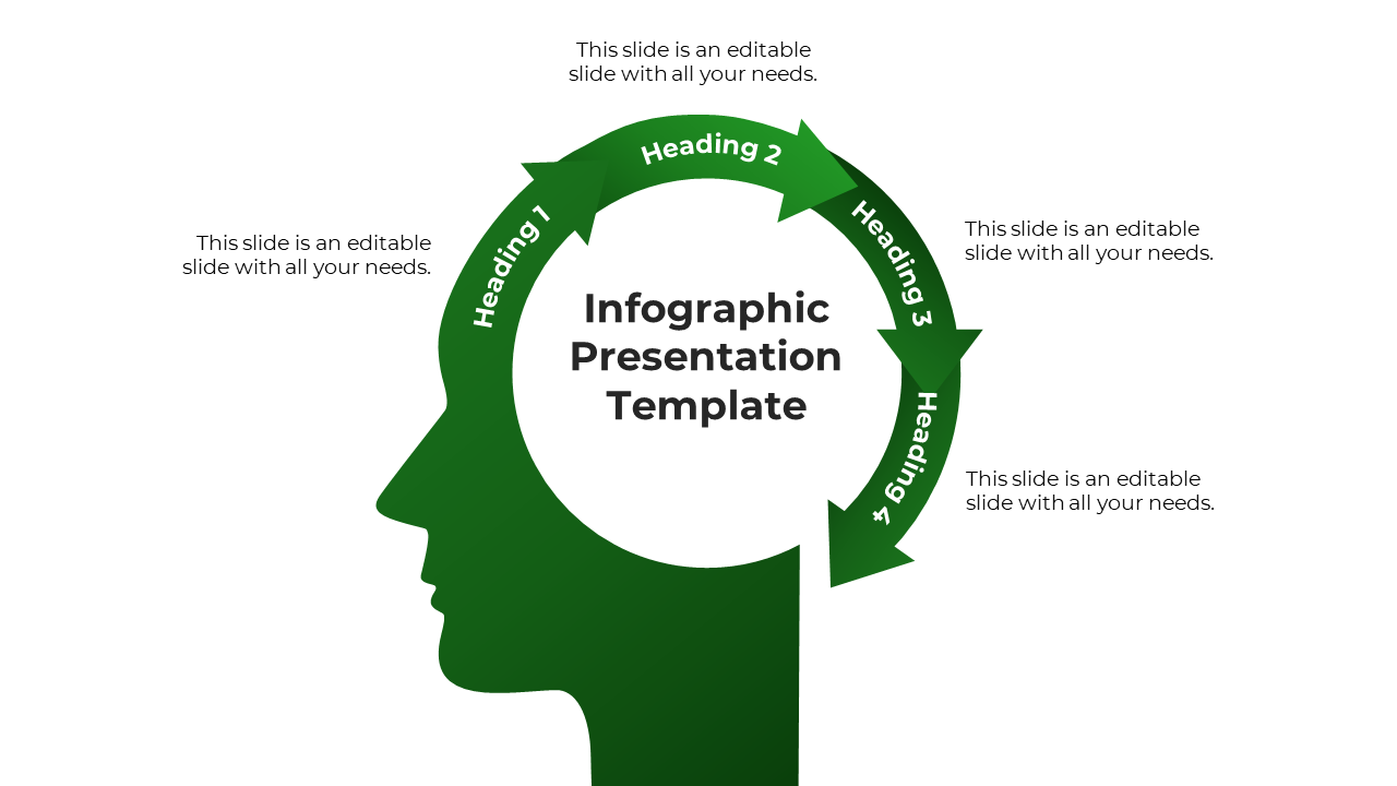 Infographic Presentation Template-4-Green