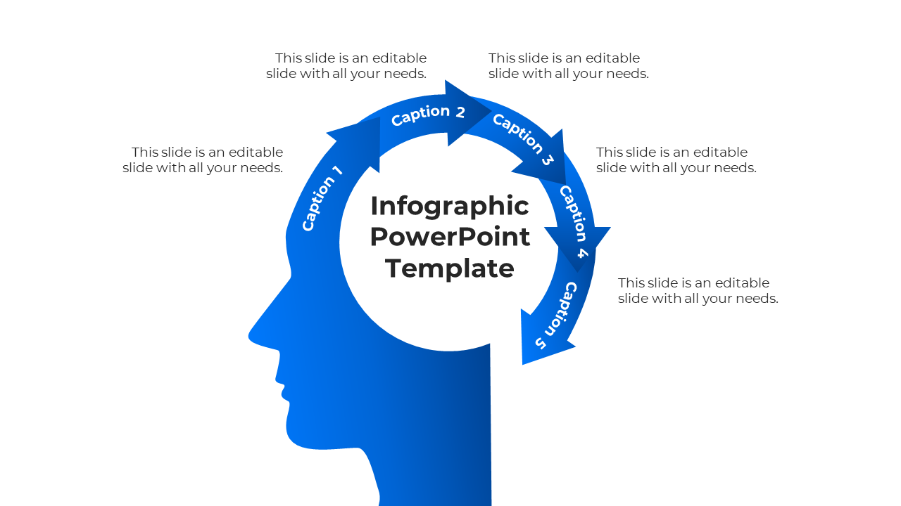 Infographic Template PowerPoint-5-Blue