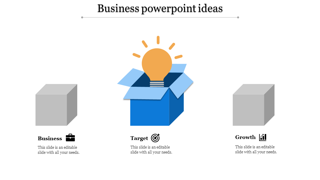 Awesome Business Presentation Ideas with Three Nodes