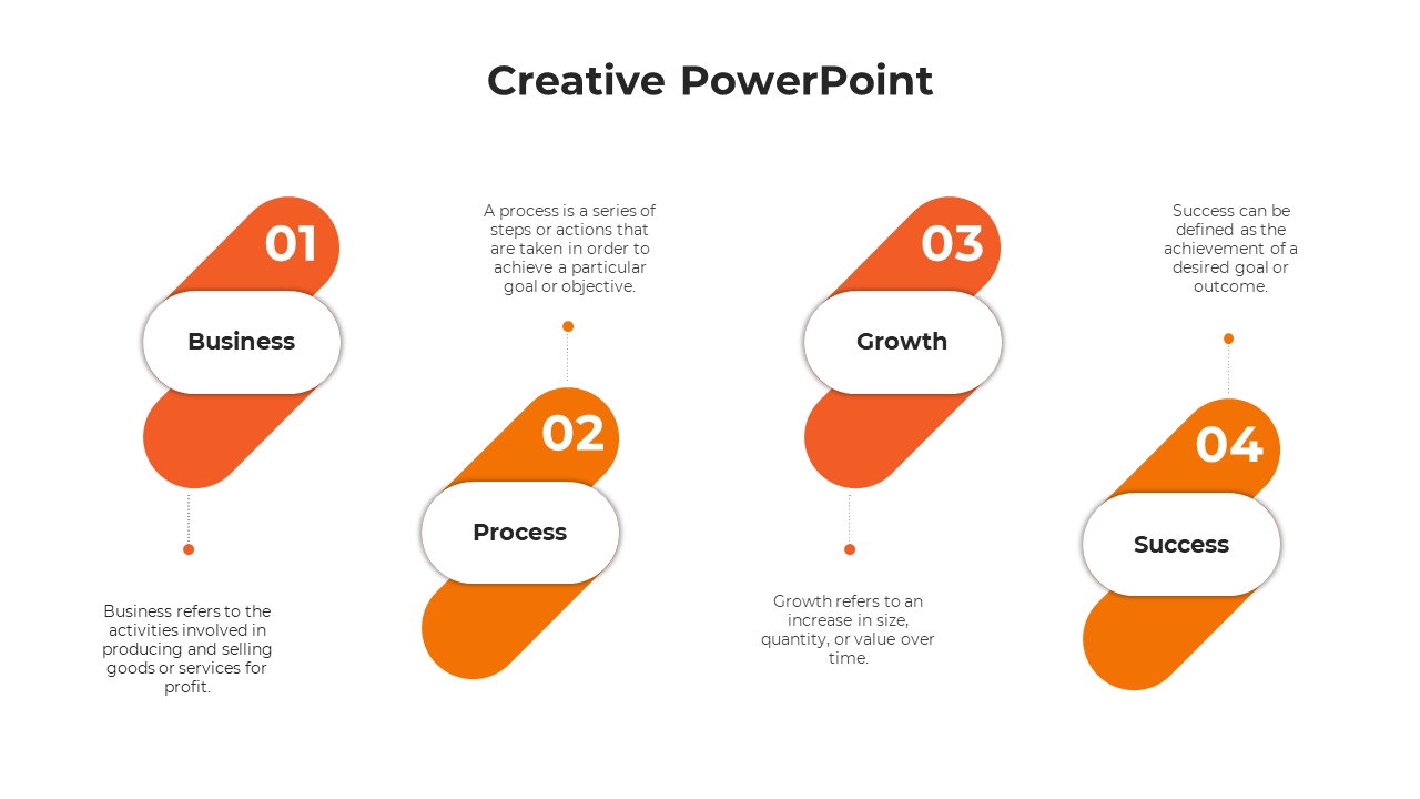 Creative PowerPoint Presentation-4-Orange
