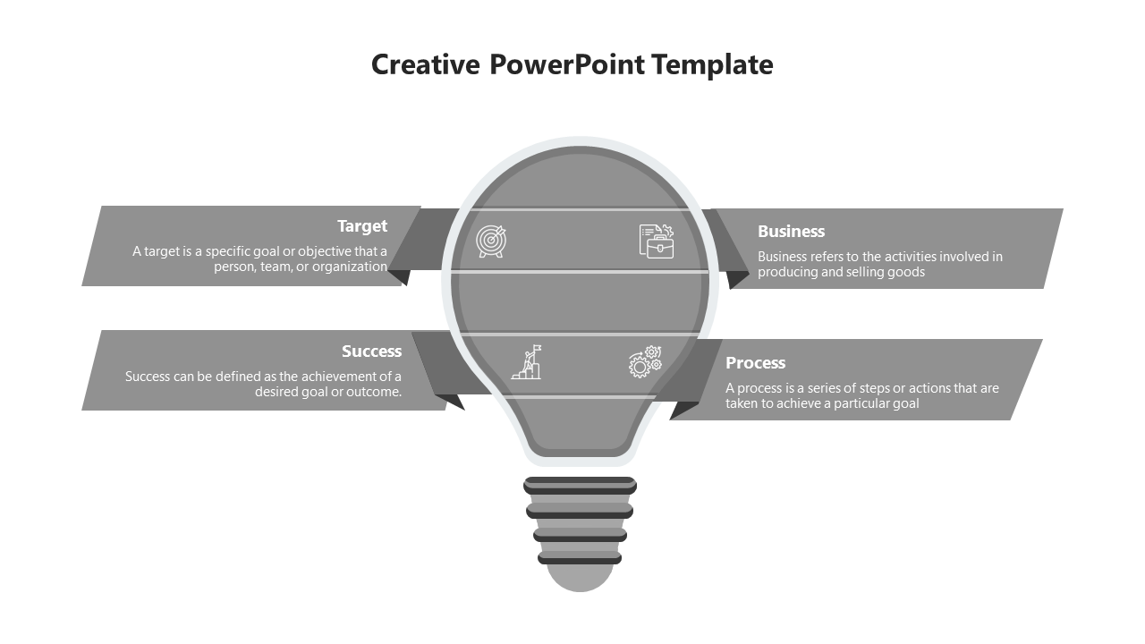 Customized Bulb Design PowerPoint And Google Slides
