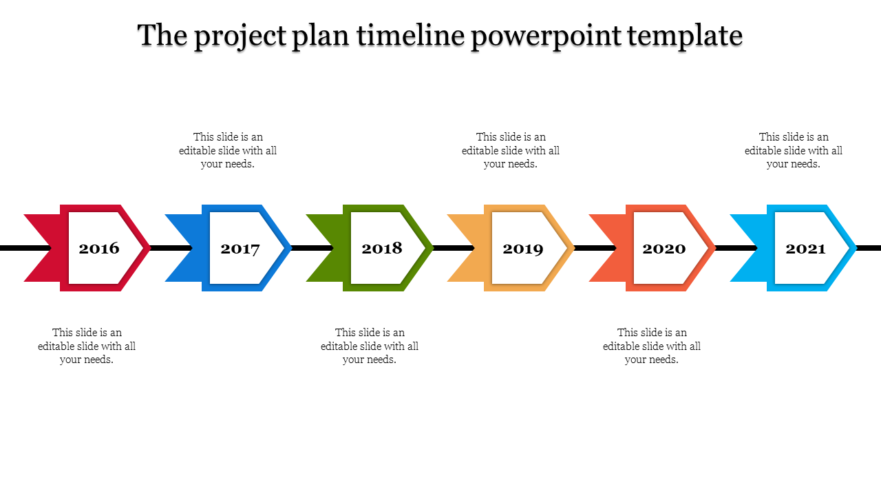 Project Plan Timeline Powerpoint Template