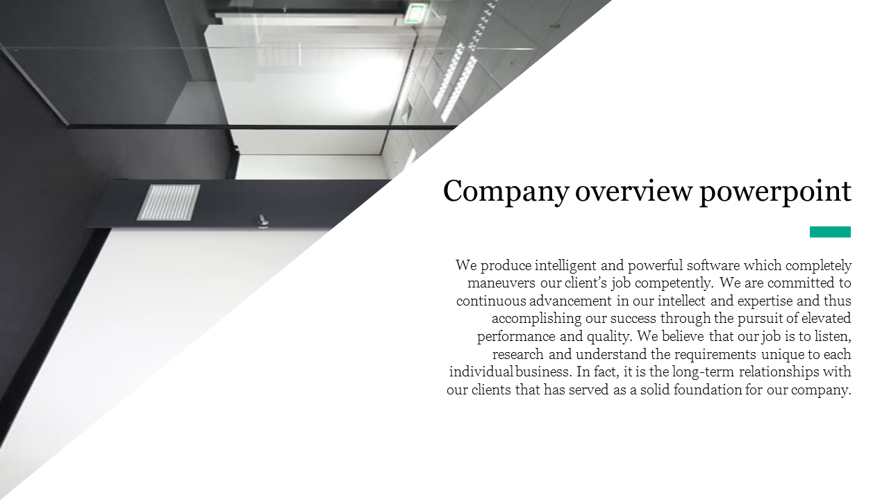 Find The Best Collection Of Company Overview PowerPoint Template