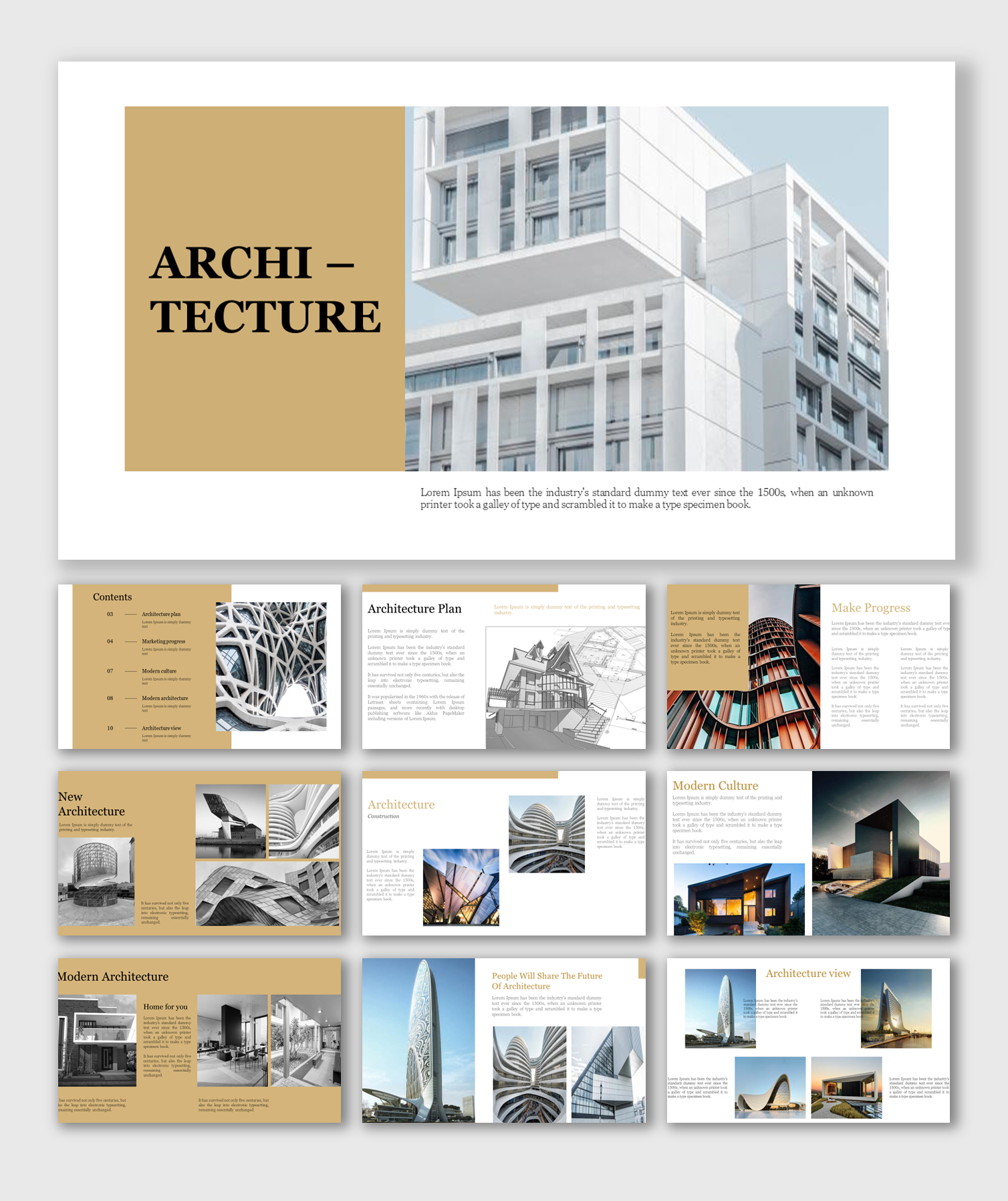 Architecture Presentation Template