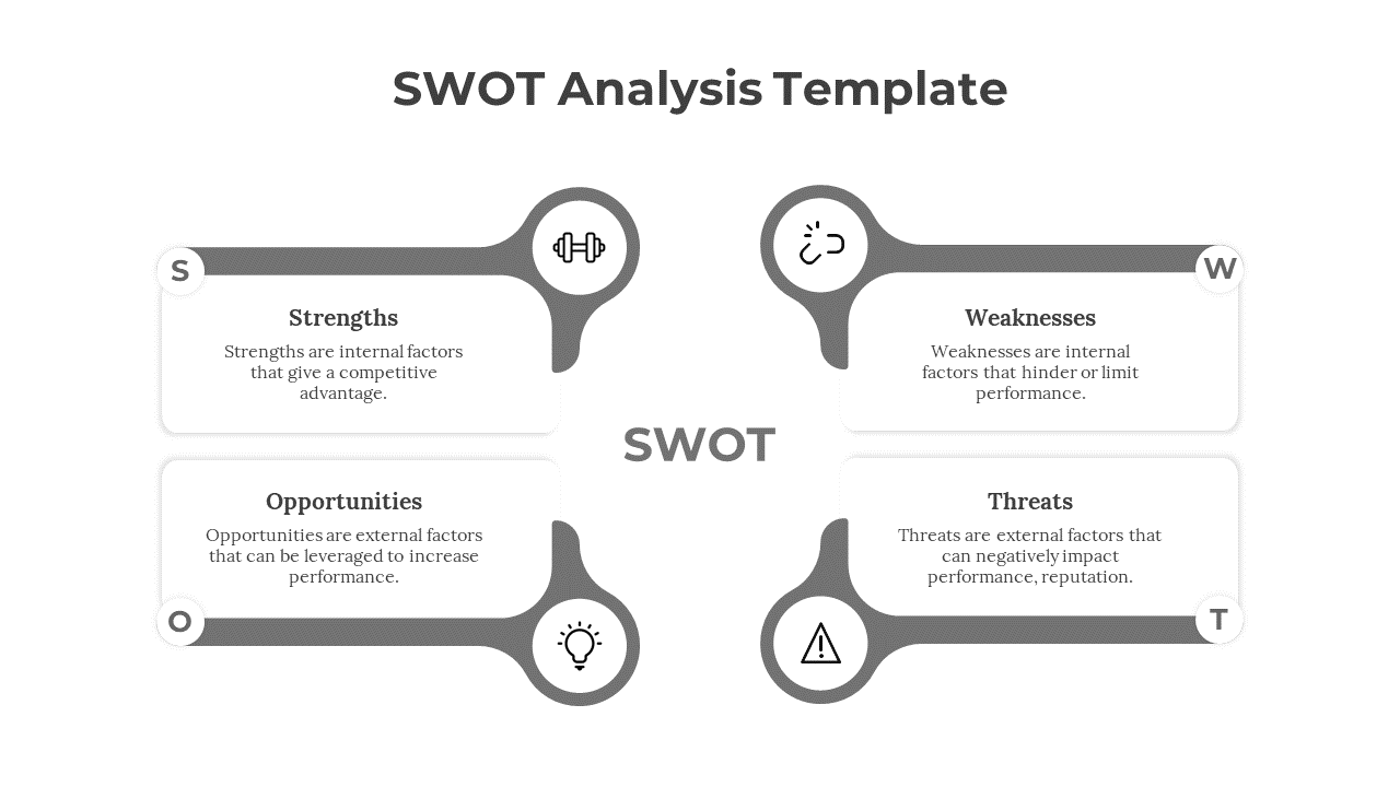 SWOT Analysis Template-Gray