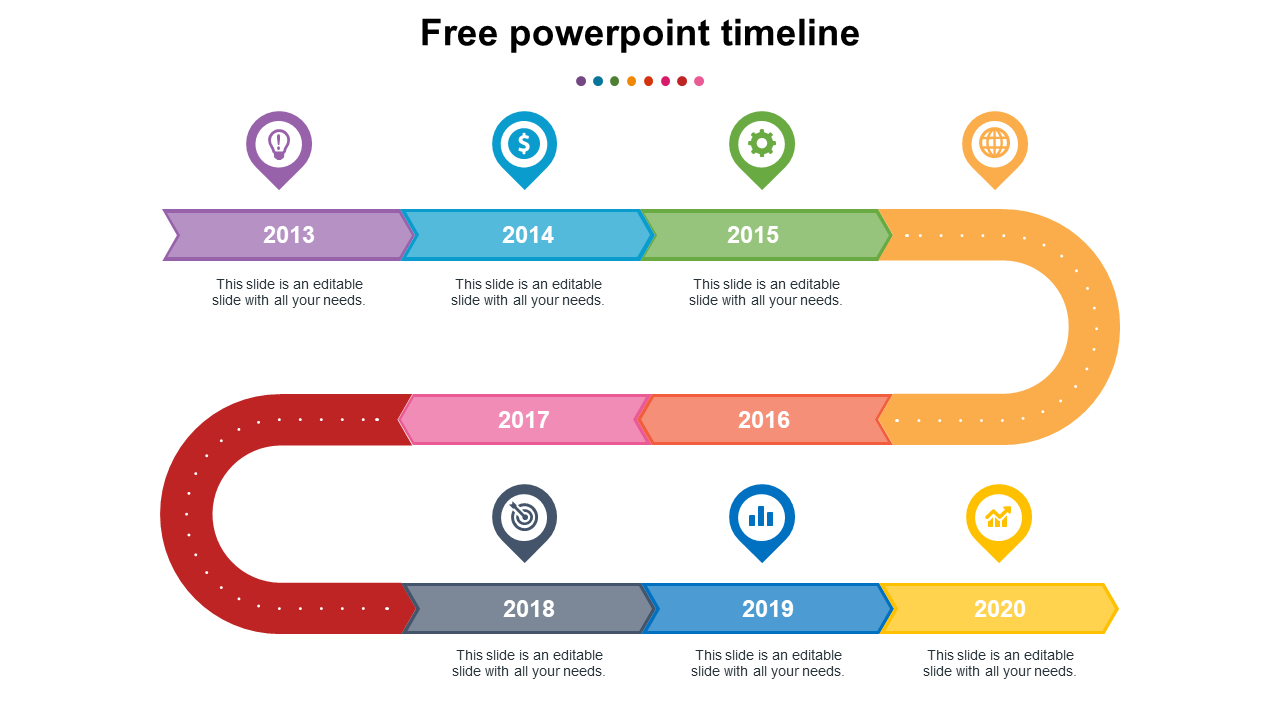 Free Simple Timeline Template for PowerPoint