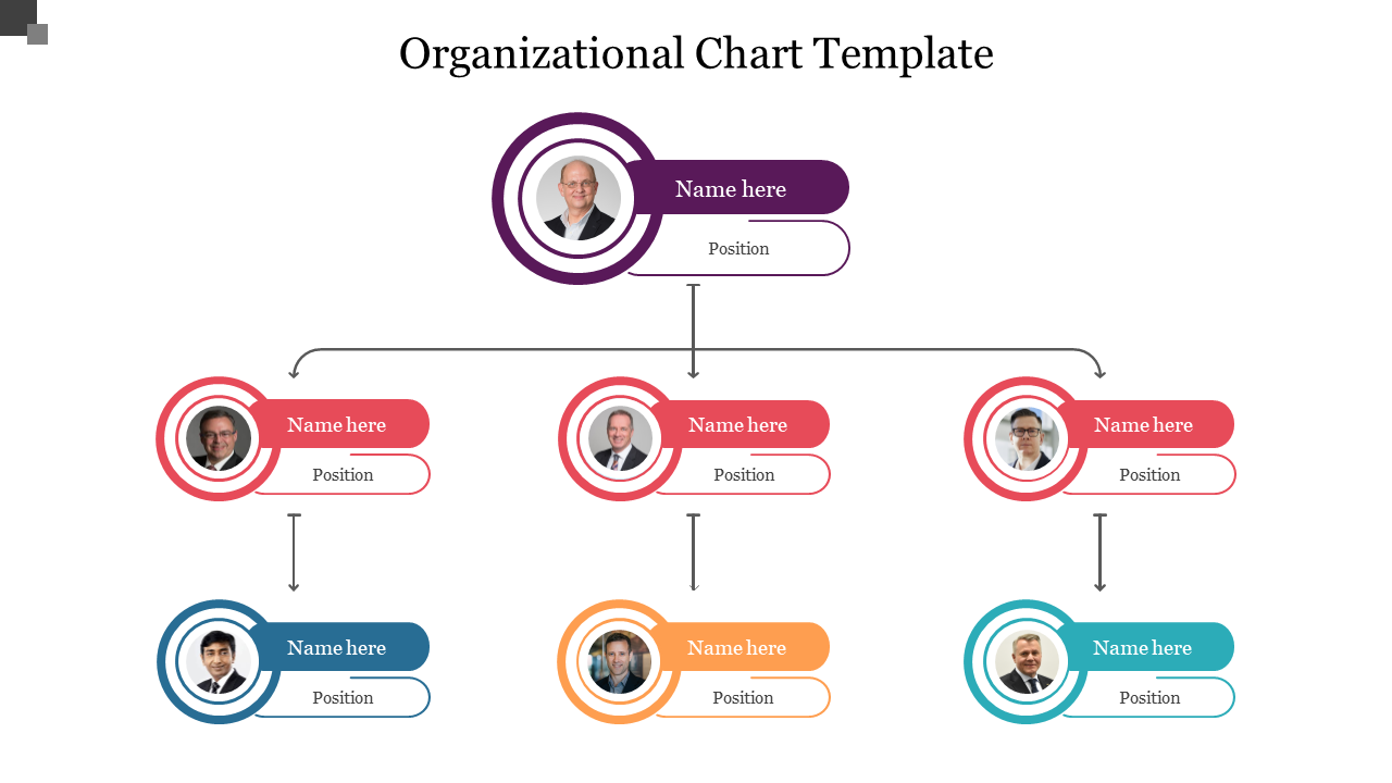 Free Organizational Chart Powerpoint Template Slideegg