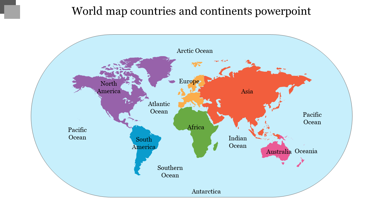 Пятый континент текст. Карта континентов. Континенты на английском. Continents and Oceans. Политическая карта с названиями материков.