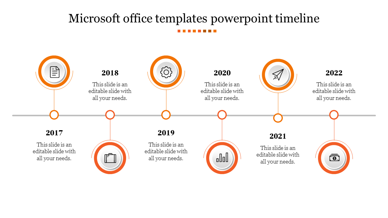 Microsoft Office Timeline PowerPoint Templates