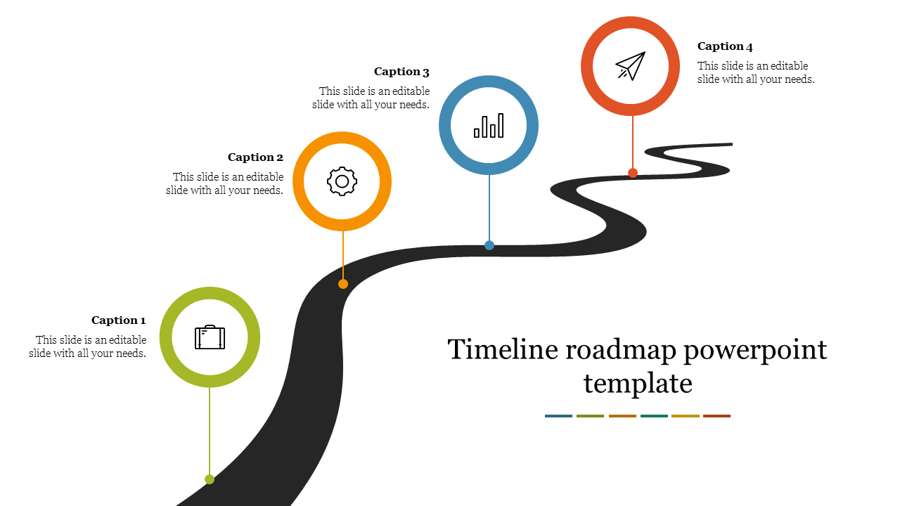 Roadmap Powerpoint Presentation Ppt Templates Slidematrix - Gambaran