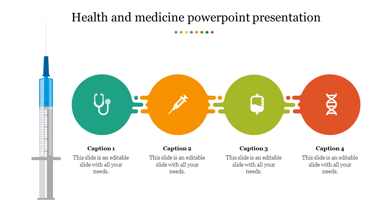  Predesigned Health And Medicine PowerPoint Presentation Slide