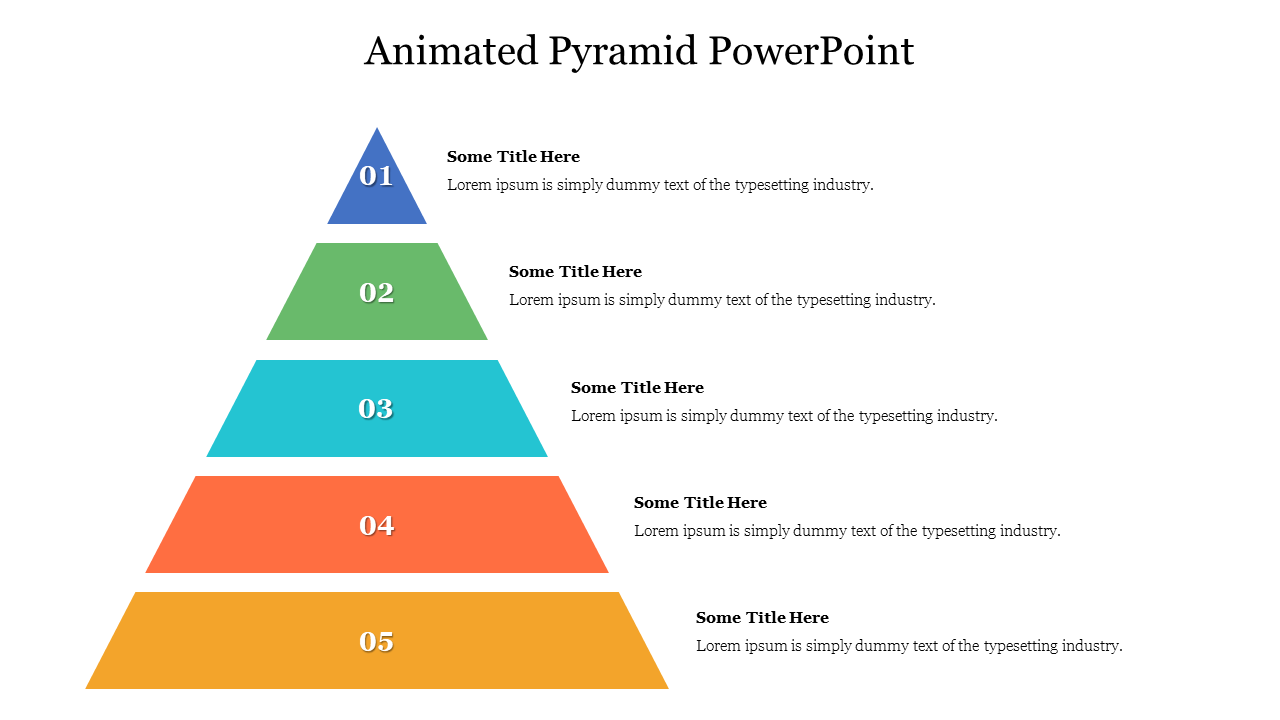 Animated Pyramid PowerPoint Template & Google Slides