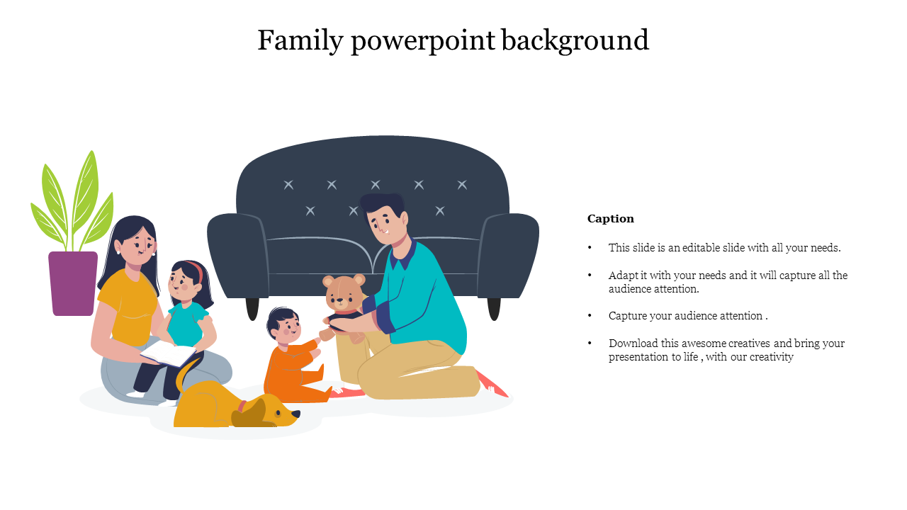 Ready To Use Family PowerPoint Background Template