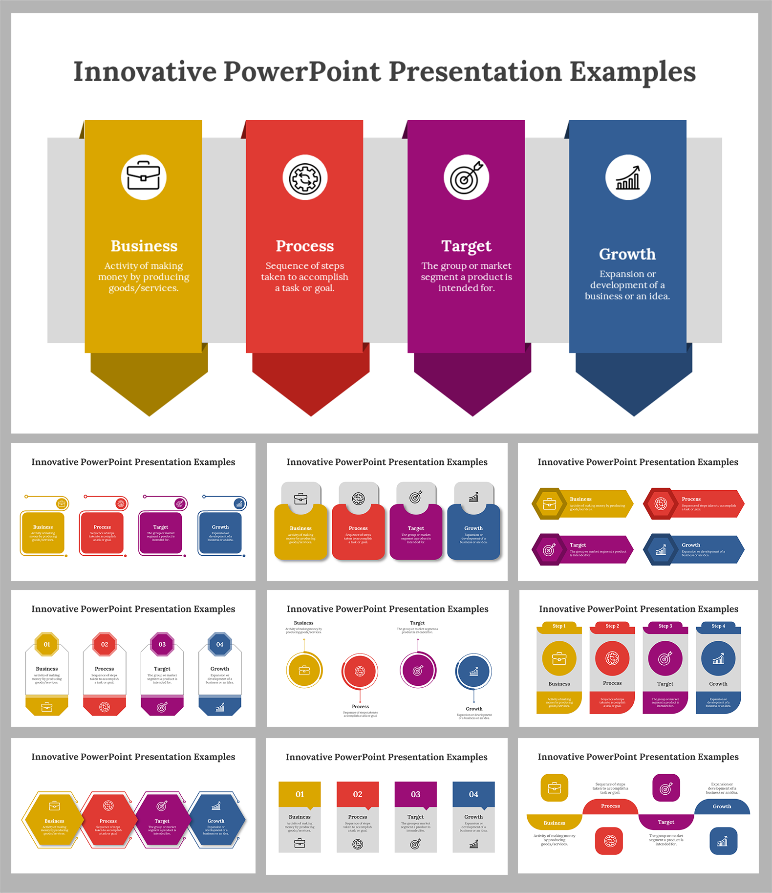 Rison Slide Examples Innovative PowerPoint Examples and Google Slides Templates