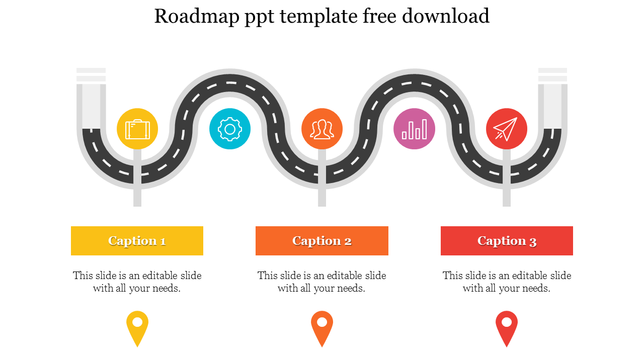 Powerpoint roadmap template free - daxdolphin