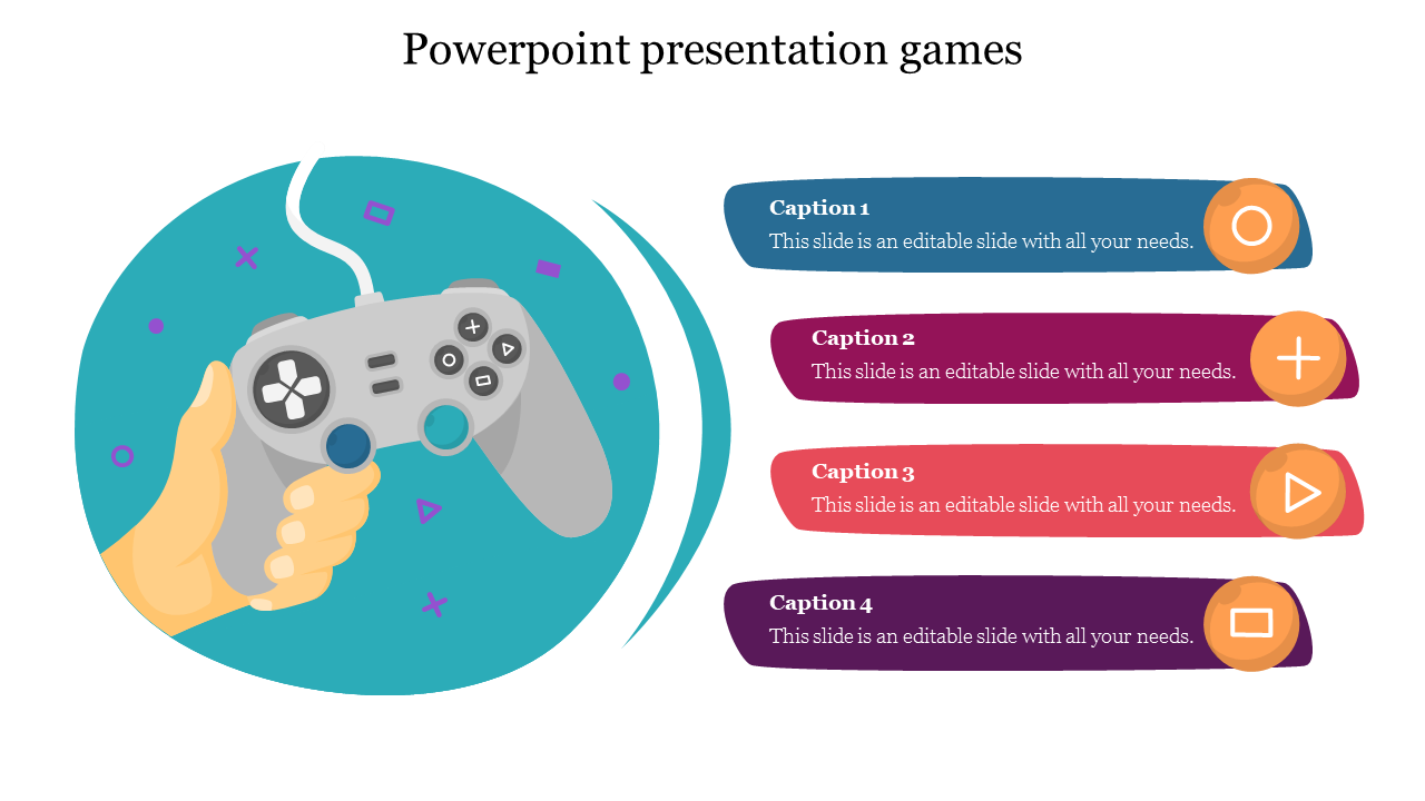 Retro Gaming History Powerpoint Template and Google Slides Theme