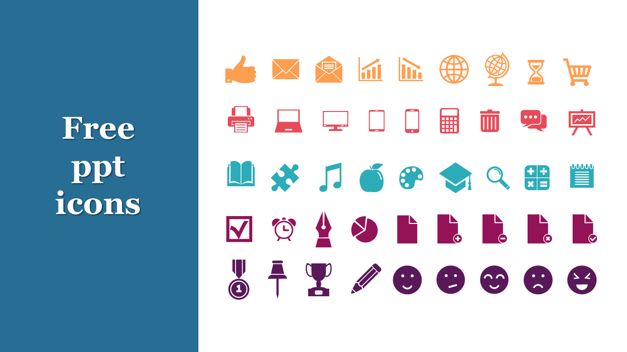 Free - Free PPT Icons For Presentation