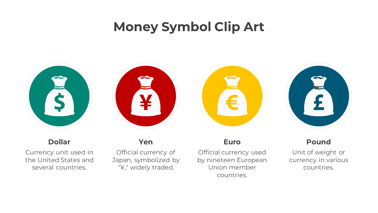 Free - Effective Money Symbol Clip Art PowerPoint And Google Slides
