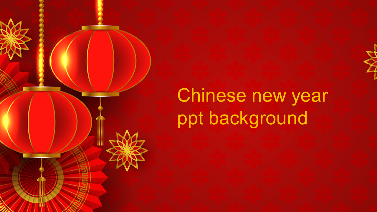 Chinese New Year PPT Background Template and Google Slides