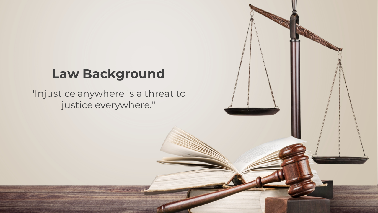 Law Background PowerPoint And Google Slides Template