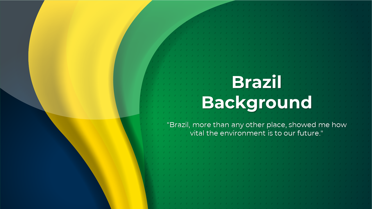 Amazing Brazil PowerPoint And Google Slides Background