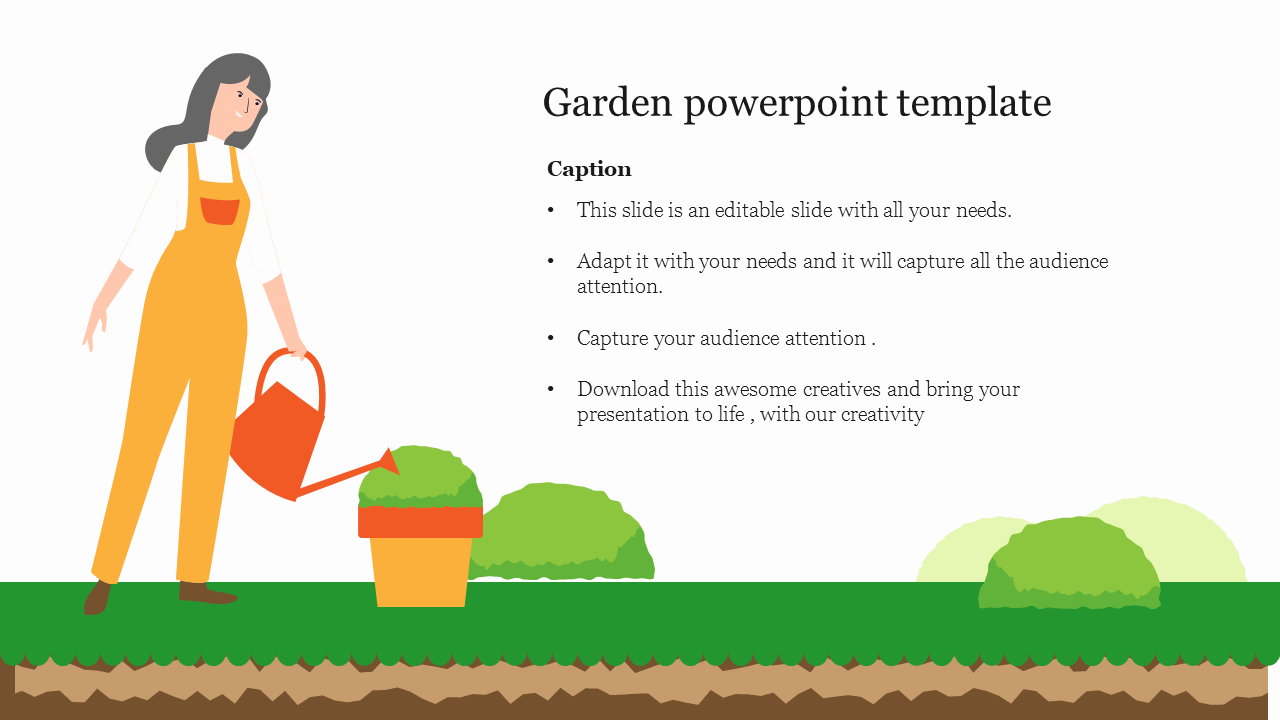 Garden Powerpoint Template - Printable Word Searches