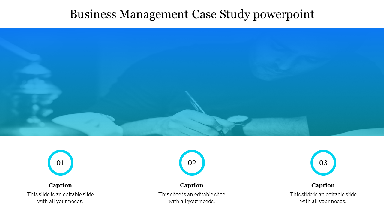 Free - Stunning Business Management Case Study PowerPoint
