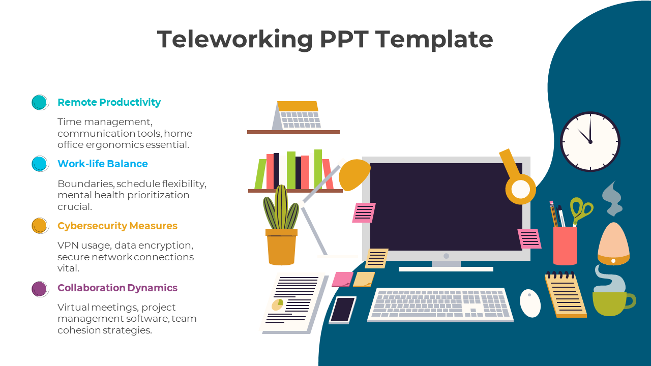 Teleworking PPT Template