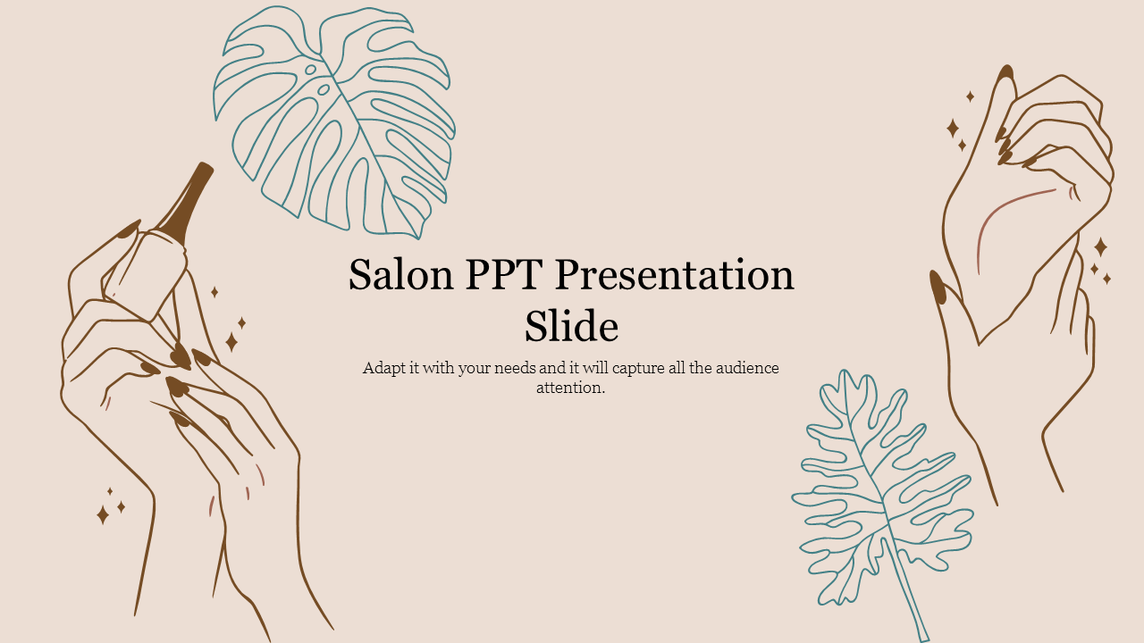 Creative Salon PPT Presentation Slide