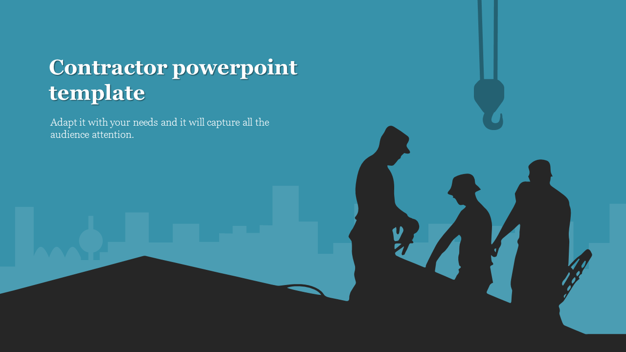 Effective Contractor PowerPoint Template Presentation