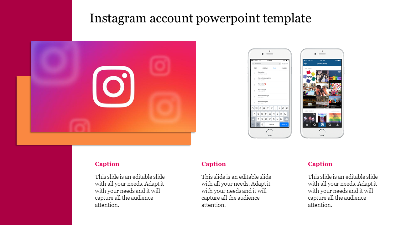 Instagram Powerpoint Template Instagram Powerpoint Template