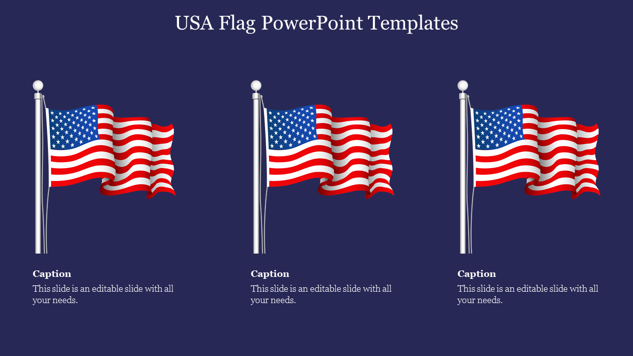 Innovative USA Flag PowerPoint Templates