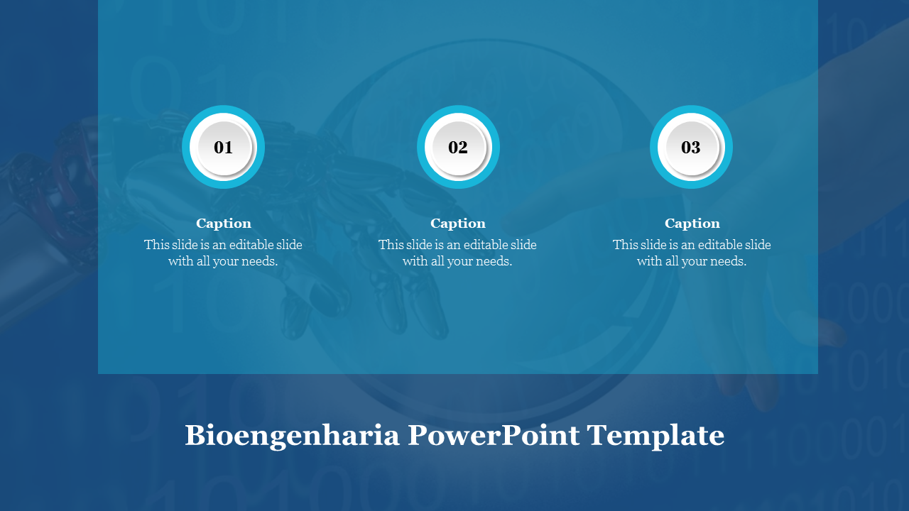 Simple Bioengenharia PowerPoint Template