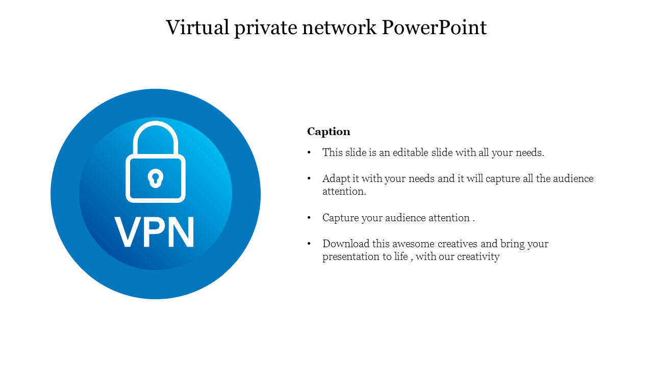 Simple Virtual Private Network PowerPoint