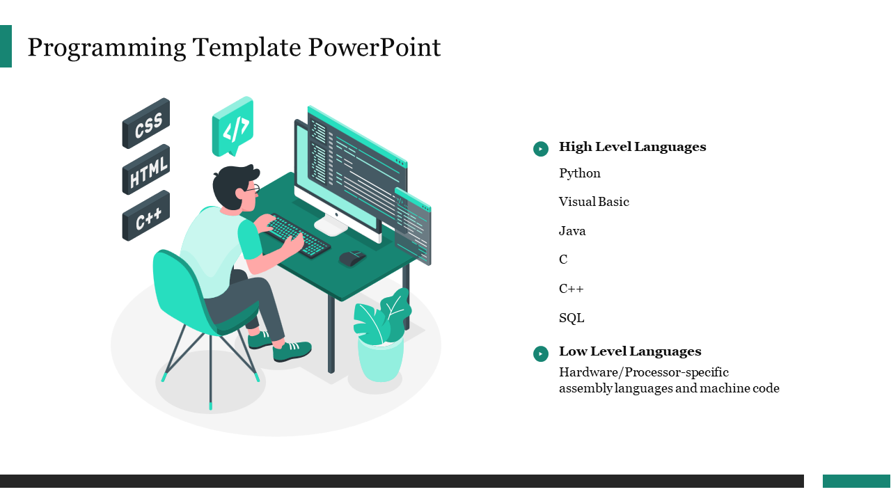 Programming Template PowerPoint