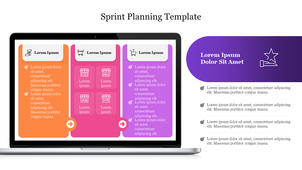 Free - Amazing Sprint Planning Template Presentation Slide 