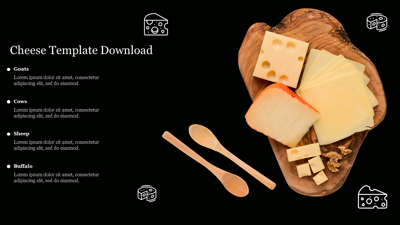 Free - Amazing Cheese Template Download PowerPoint Design 