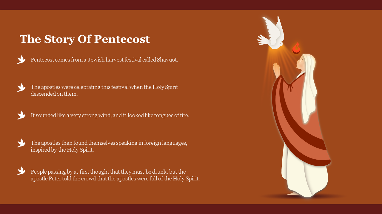 Effective Pentecost Story PowerPoint Presentation Slide 
