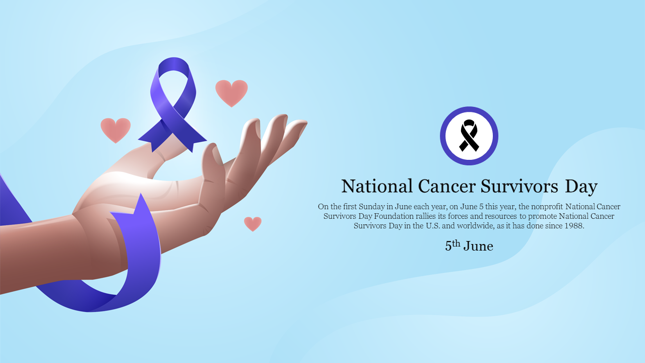 National Cancer Survivors Day PowerPoint Template