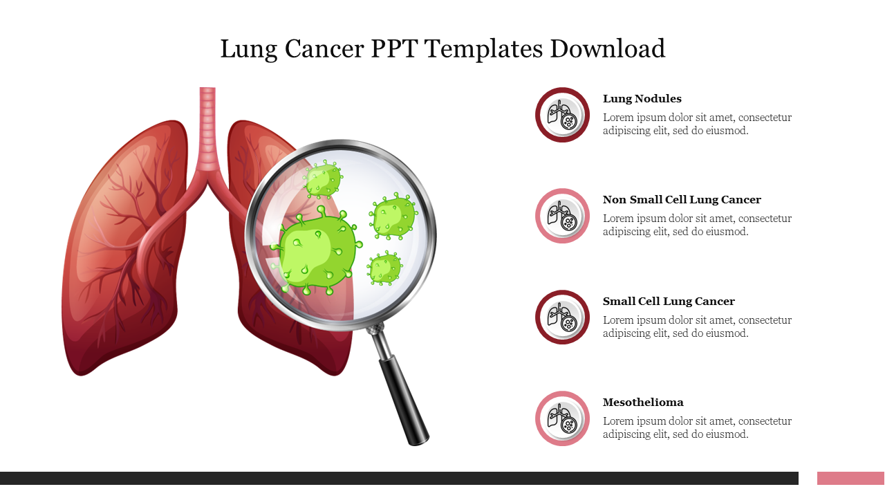 Lung Cancer PPT Templates Free Download