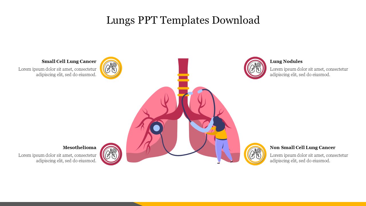 Lungs PPT Templates Free Download