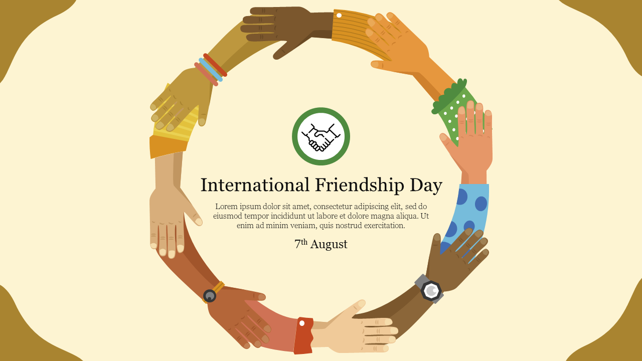 Effective National Best Friends Day PowerPoint Template