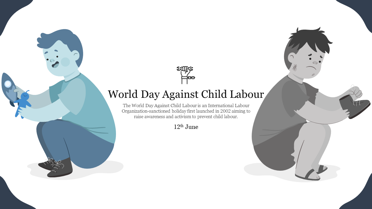 World Day Against Child Labour PowerPoint Presentation Template