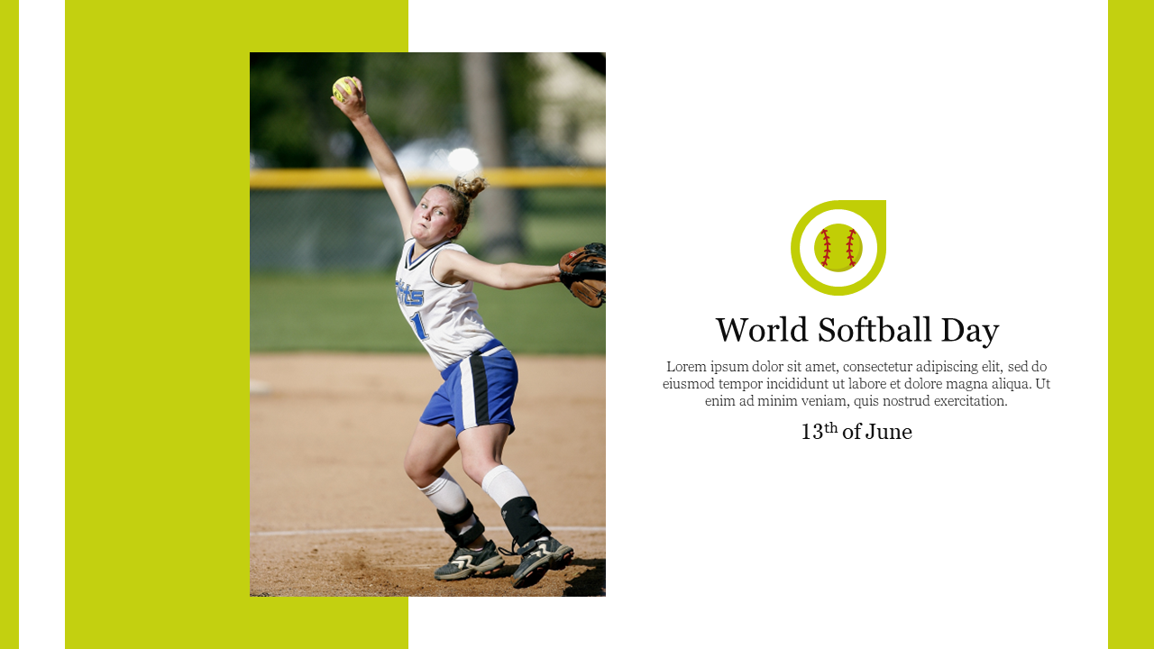 World Softball Day Presentation Template