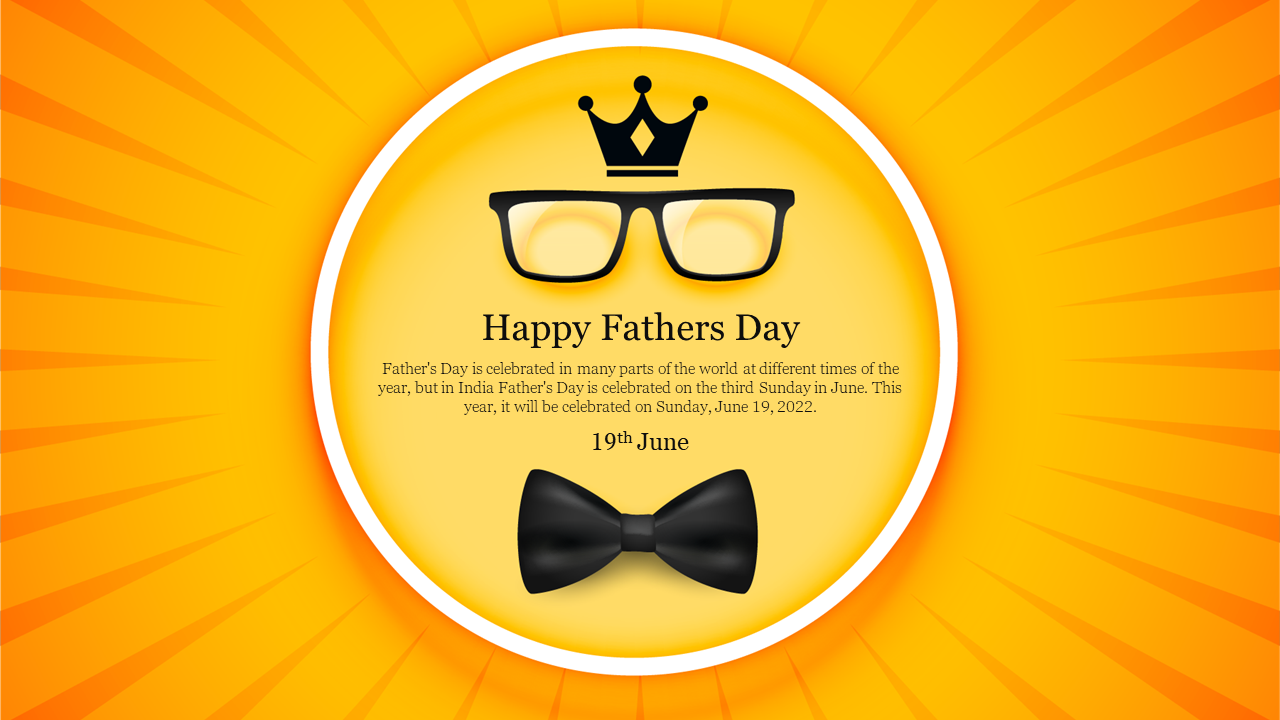 Free - Effective Fathers Day PowerPoint Background Template